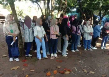 THR Tak Sesuai Harapan, Ratusan Karyawan PT GMT 2 di Lebak Mogok Kerja