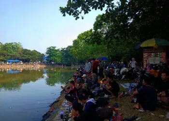 Ramaikan May Day, Ribuan Warga Kabupaten Tangerang Ikut Mancing Bersama
