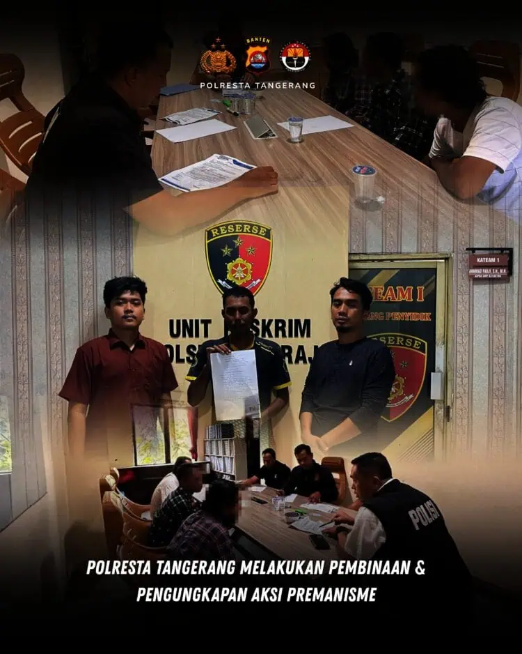 30 Pelaku Premanisme dan Pungli Diamankan Polresta Tangerang, 8 Tersangka Resmi Ditahan
