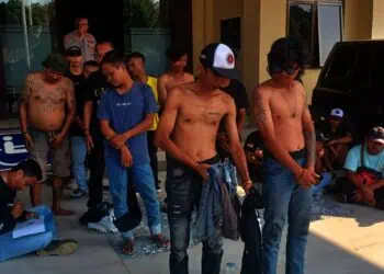 Tindak Tegas Pungli, Puluhan Terduga Diamankan ke Mapolres Pandeglang