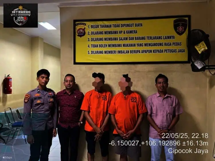 Gelapkan Mobil, Dua Pria Ditangkap Personel Ditreskrimum Polda Banten