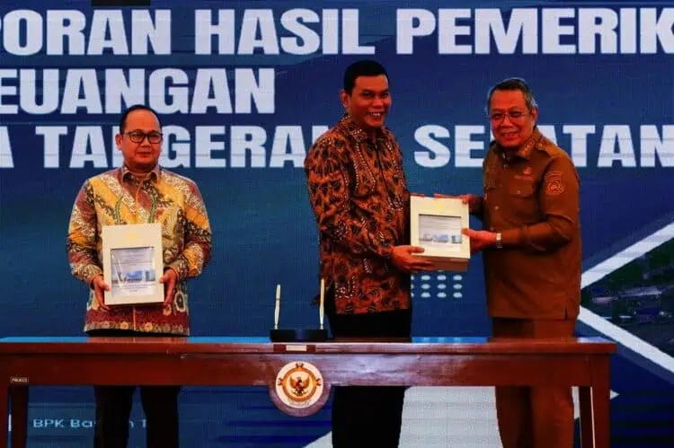 Pemkot Tangsel Raih WTP ke-13, Capaian TLRHP Tertinggi se-Banten