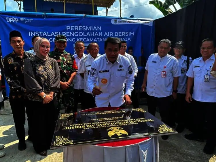 Dibangun di Desa Gembong, IPA Bersih Kelima Diresmikan Bupati Tangerang
