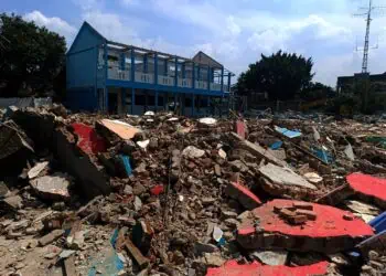 Diprotes Warga, Proyek Gedung SMPN 20 Tangsel Terhenti