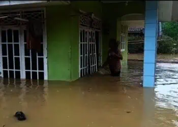 Sungai Cielor Meluap, Ratusan Rumah di Angsana Pandeglang Terendam
