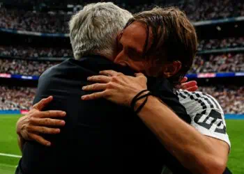 Perpisahan Haru Ancelotti dan Modric