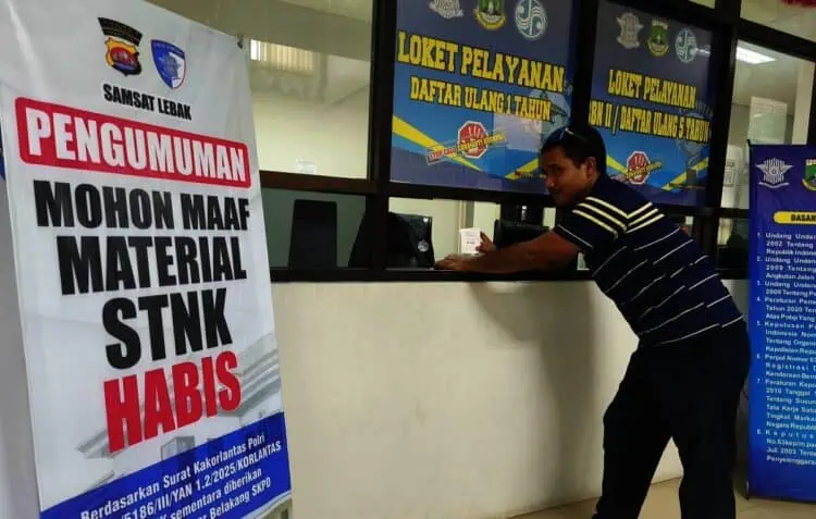 Ribuan Wajib Pajak Kendaraan Bermotor di Lebak Diberikan STNK Sementara, Ini Sebabnya