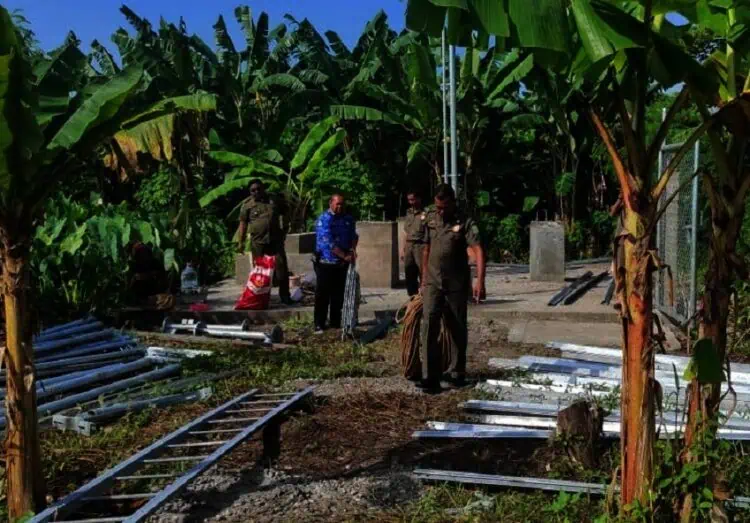 Pembangunan Tower BTS di Buaran Indah Disetop Satpol PP Kota Tangerang