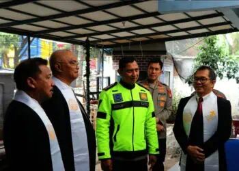 Pantau Ibadah Kenaikan Yesus Kristus, Kapolres Metro Tangerang Kota Gelar Patroli