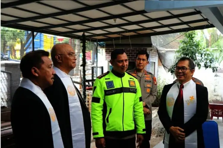 Pantau Ibadah Kenaikan Yesus Kristus, Kapolres Metro Tangerang Kota Gelar Patroli