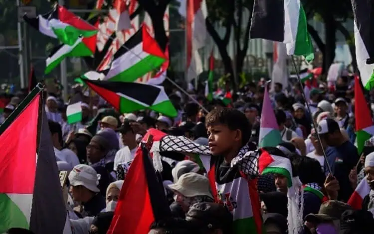 Stop Genosida! Aksi Bela Palestina dari Jakarta