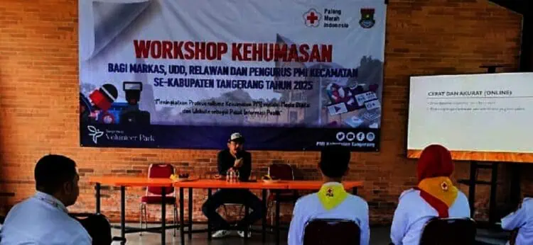 Tingkatkan Transparansi Informasi, PMI Kabupaten Tangerang Bekali Humas Dengan Keterampilan Jurnalistik