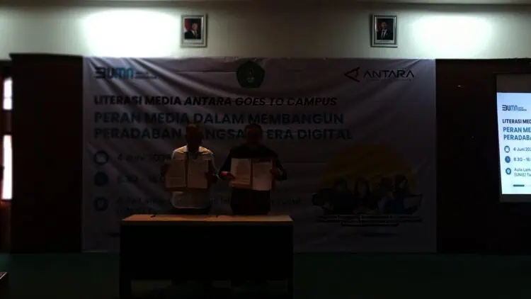 Hari Kedua Kegiatan TJSL, LKBN Antara dan UNIS Tangerang Teken MoU Tri Dharma Perguruan Tinggi