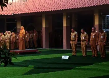 Ketika Kadis Jadi Pembina Apel, Sementara Wakil Wali kota dan Sekda Jadi Peserta