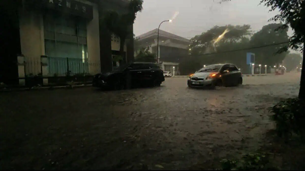 Kawasan Kantor Bupati Lebak Kebanjiran