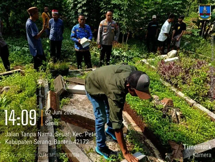 Geger, Puluhan Makam Keramat Palsu di Petir Kabupaten Serang Dibongkar