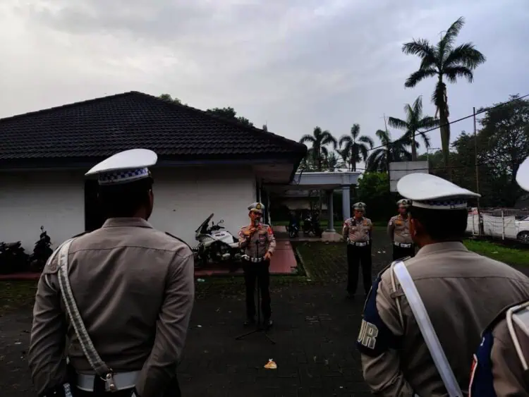 Satlantas Polresta Tangerang Gelar Apel Fungsi, Tegaskan Komitmen Pelayanan Humanis