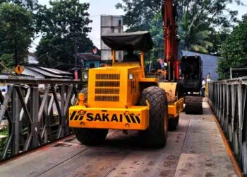 Telan Anggaran Rp3,985 Miliar Untuk Perbaikan Jembatan Cirokoy Pandeglang