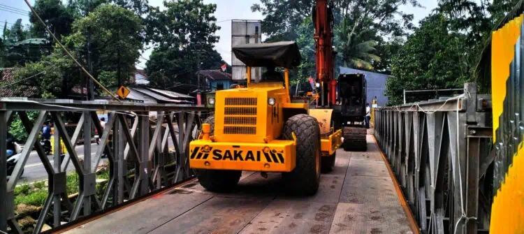 Telan Anggaran Rp3,985 Miliar Untuk Perbaikan Jembatan Cirokoy Pandeglang