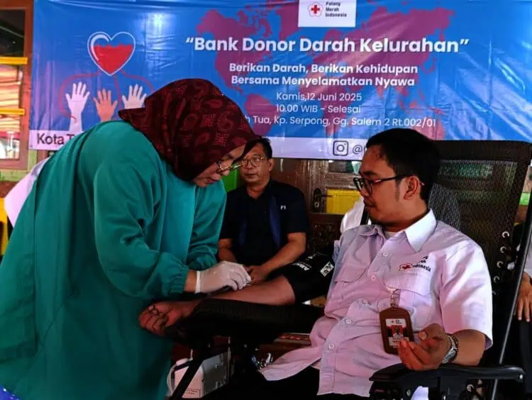 PMI Tangsel Akan Bangun 54 Bank Darah Tingkat Kelurahan