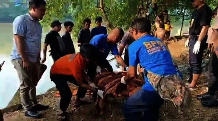 Masih Ada Tali Pusar, Mayat Bayi ditemukan Mengapung di Sungai Ciujung Lebak