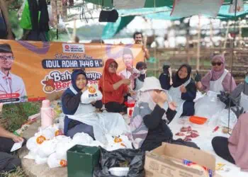 DPD PKS Kota Tangerang Potong Hewan Kurban di 13 Titik