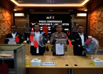 Ancam Pabrik, Oknum Pengusaha di Kota Cilegon Ditangkap