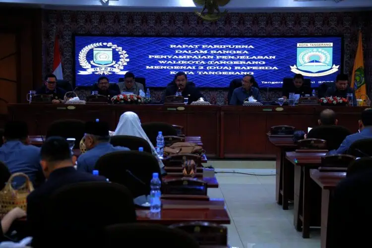 Rapat Paripurna Pembahasan 2 Raperda, Begini Kata Wakil Ketua DPRD Kota Tangerang