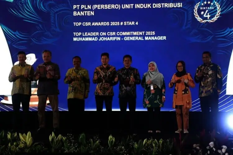 PLN UID Banten Dianugerahi TOP CSR Awards 2025