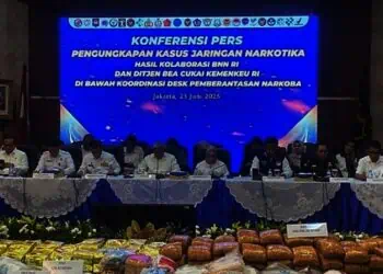 BNN-Bea Cukai Sita 683,8 Kg Narkoba