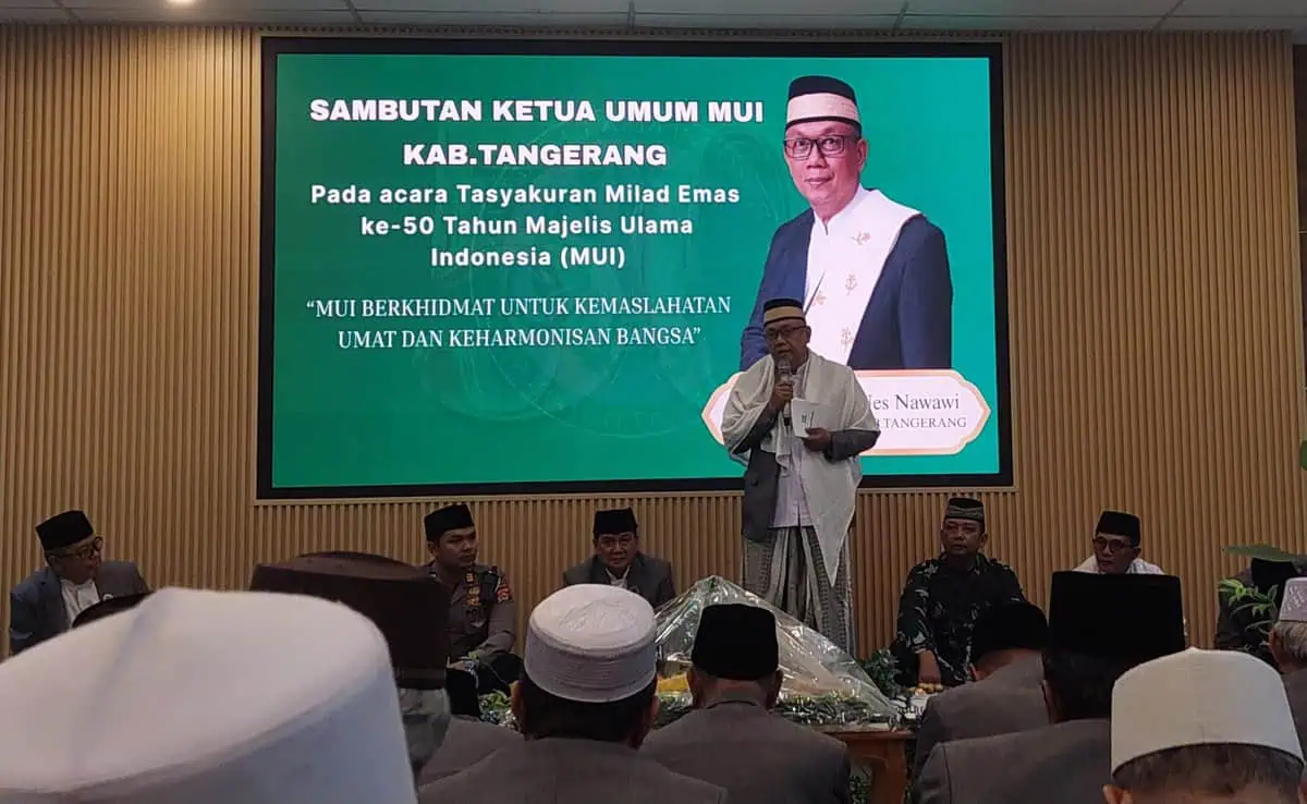 MUI Kabupaten Tangerang Gelar Tasyakuran Milad Emas ke-50, Bupati Apresiasi Perjuangan Ulama