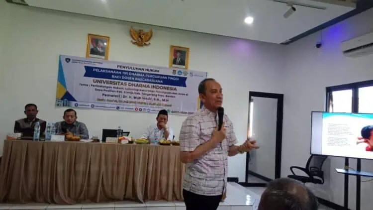 Cegah Kekerasan Perempuan dan Anak, Dosen UNDHI Sosialisasikan Hukum di Kronjo