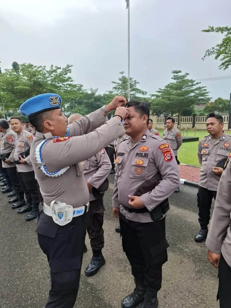 Rambut Tidak Rapi, 4 Personel Ditindak Propam Polres Serang