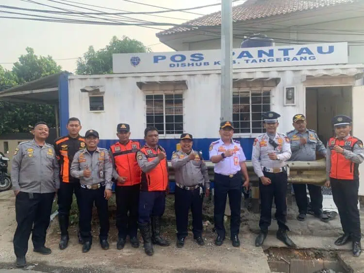 Hari Pertama Usai Dilantik, Kadishub Tangerang Jaenudin Langsung Tancap Gas Monitoring Pos Pantau