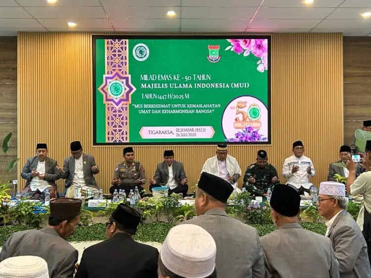 MUI Kabupaten Tangerang Gelar Tasyakuran Milad Emas ke-50, Bupati Apresiasi Perjuangan Ulama