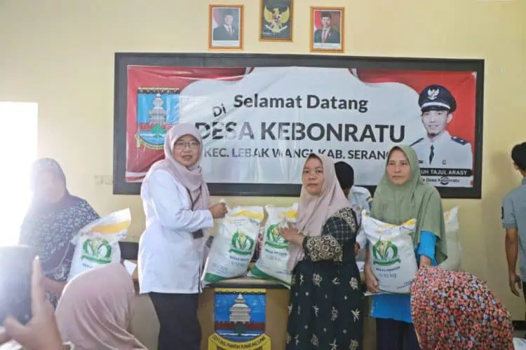 Pemkab Serang Salurkan Bantuan Beras Melalui Kantor Desa Untuk 63.847 KPM