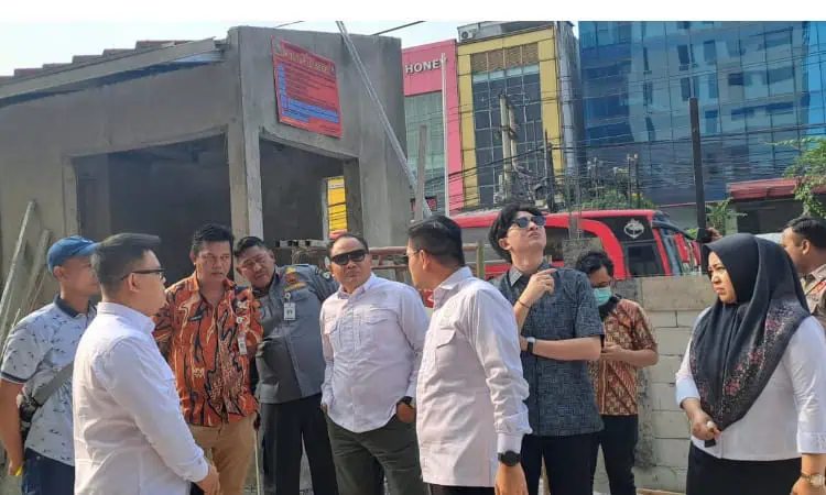 Sidak Pembangunan Gedung di Cipondoh, Ini Temuan Komisi I DPRD Kota Tangerang