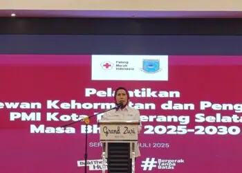 Ketua PMI Banten Minta Pemkot Tangsel Perkuat Sinergi Kemanusiaan