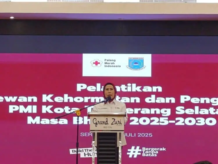 Ketua PMI Banten Minta Pemkot Tangsel Perkuat Sinergi Kemanusiaan