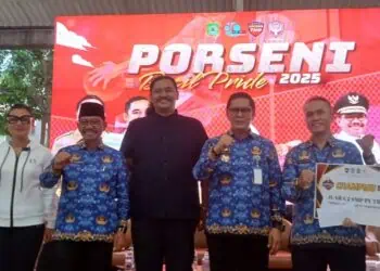 Porseni Bola Basket SMP Kota Tangerang 2025 Resmi Dimulai, 96 Tim Siap Berlaga