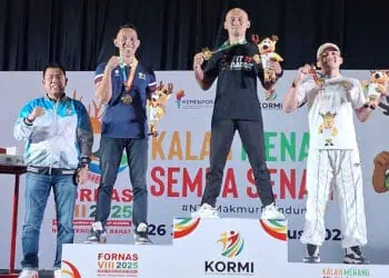 Hari Ke-5 FORNAS, Kontingen Banten Ada di Posisi 9 dengan 21 Emas