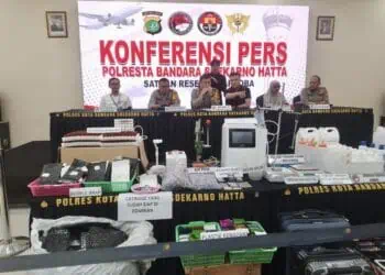 Produksi Cairan Etomidate Senilai Rp 60 Miliar, 4 WNA Dibekuk Polisi dan Bea Cukai