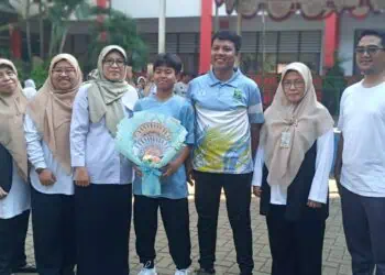 Pulang dari Swedia, Nina Disambut Meriah di SD Negeri Gebang Raya 1 Kota Tangerang