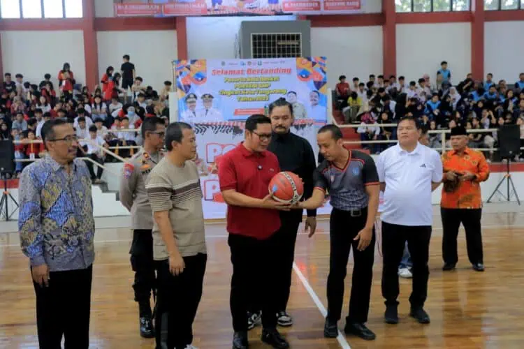 Animo Tinggi, Porseni Cabang Basket Kota Tangerang Dipenuhi Pelajar SMP