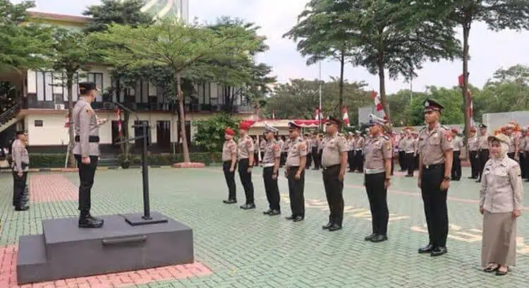 78 Personel Polres Tangsel Naik Pangkat Setingkat Lebih Tinggi