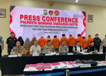 28 Orang Sindikat Pengiriman Pekerja Migran Ilegal Ditangkap Polresta Bandara Soekarno-Hatta