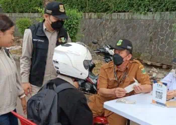 Razia Pajak Dilakukan di Pondok Aren, 80 Kendaraan Terjaring