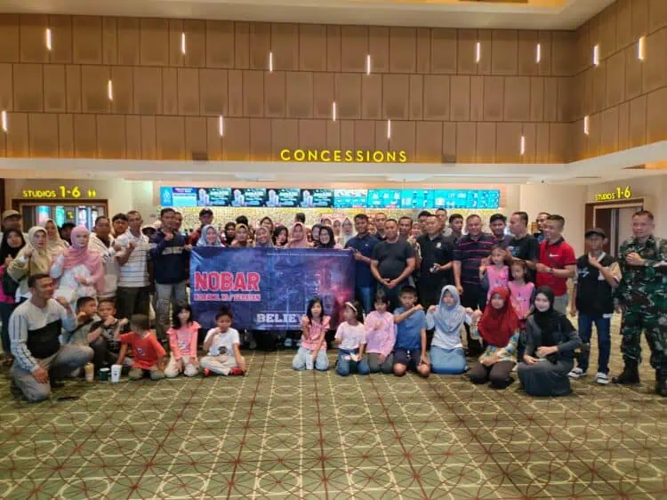 Gebrakan Koramil Sepatan, Bangkitkan Semangat Kebangsaan Lewat Nobar Film Believe