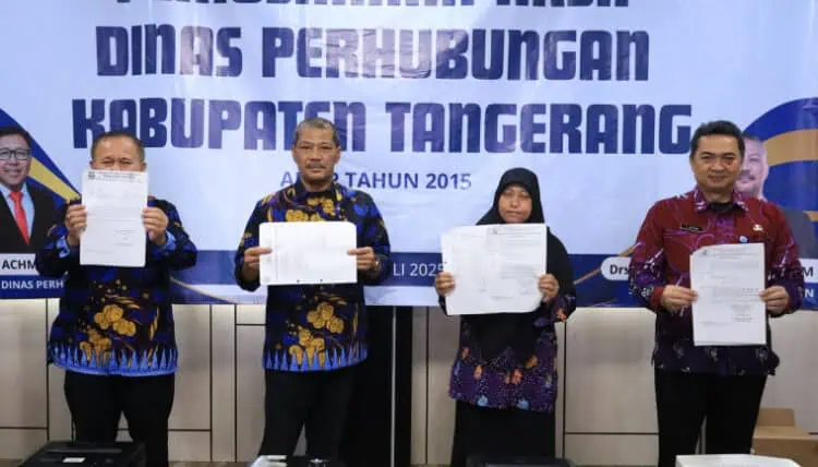 106 Arsip Inaktif Dimusnahkan Dinas Perhubungan Kabupaten Tangerang