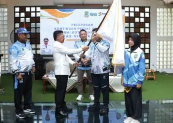 Wali kota Tangerang Lepas Atlet Fornas VIII, Ini Targetnya